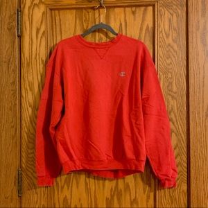 Vintage Champion Red Crewneck Sweatshirt